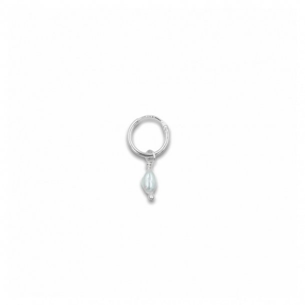 Smykish Second Hoop Guld eller Slv m. perle