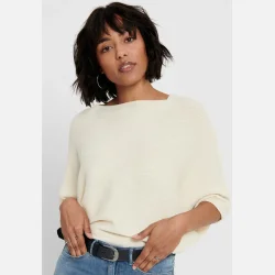 JDY New Behave Batsleeve Pullover Knit Beige