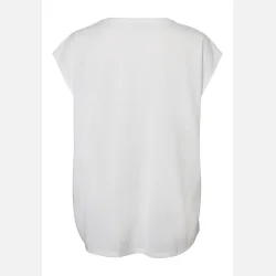 Noisy May Mathilde S/S Loose Long Top White 