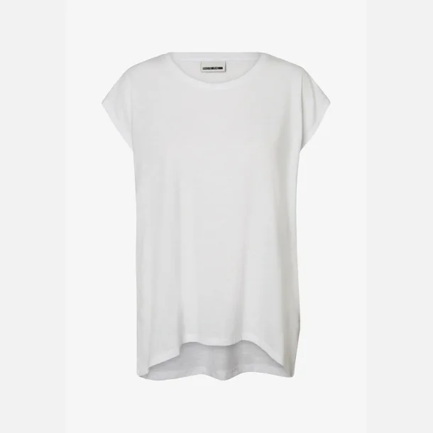 Noisy May Mathilde S/S Loose Long Top White 