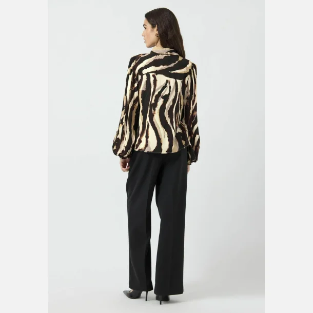 YAS Asina LS Shirt Zebra Print 