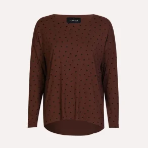 Liberte Essentiel Alma bluse brown heart