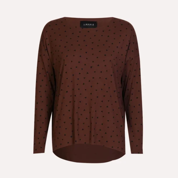 Liberte Essentiel Alma bluse brown heart