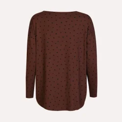 Liberte Essentiel Alma bluse brown heart