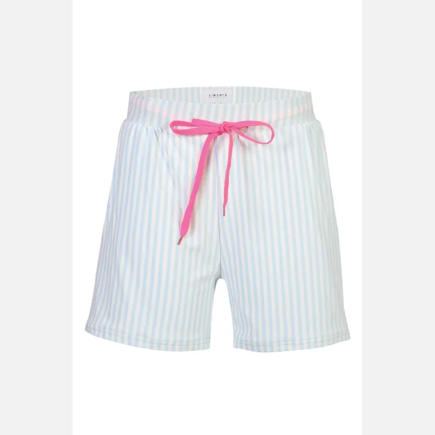 Liberte Essentiel Alma Shorts Blue Creme Small Stripes