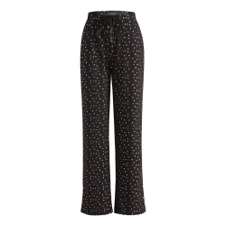 Liberte Essentiel Alma wide pants black pink holographic dot
