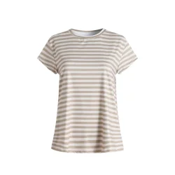 Liberte Essentiel Alma U Tshirt Sand Ivory Stripe