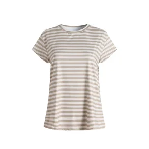Liberte Essentiel Alma U Tshirt Sand Ivory Stripe
