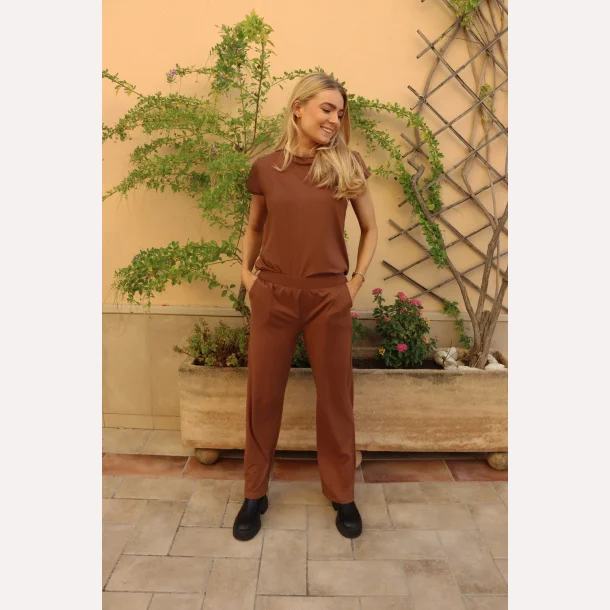 Liberte Essentiel Alma Wide Pants Milk Chocolate 