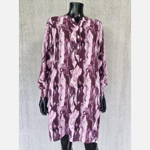 Mille tunic kjole lilla eller brunt print