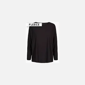 Liberte Essentiel Alma bluse fleece SORT