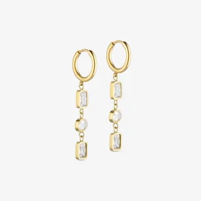 Wolff Jewerly Braza Earrings Guld 