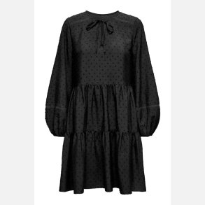 JDYTrain Dobby layer dress SORT