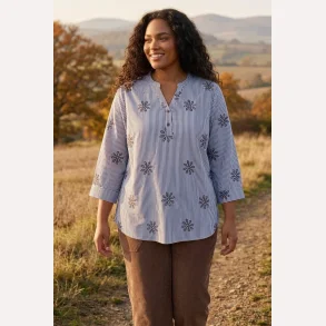 Cassiopeia Elissa Blouse Blue Combi 