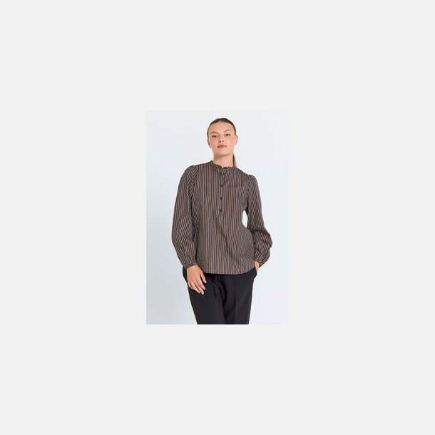 Freequent Olie Bluse Coffee Bean