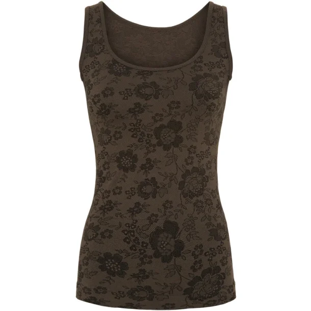 Tim &amp; Simonsen Elena Tank Top Brun eller Gr�n