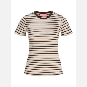 JJXX Gigi Stripe Tee Brun