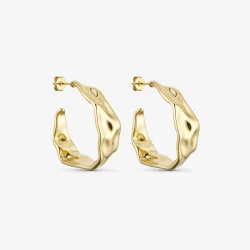 Wolff Jewelry Fanny Hoops Slv/Guld