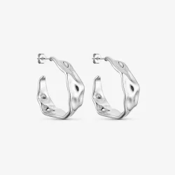 Wolff Jewelry Fanny Hoops Slv/Guld