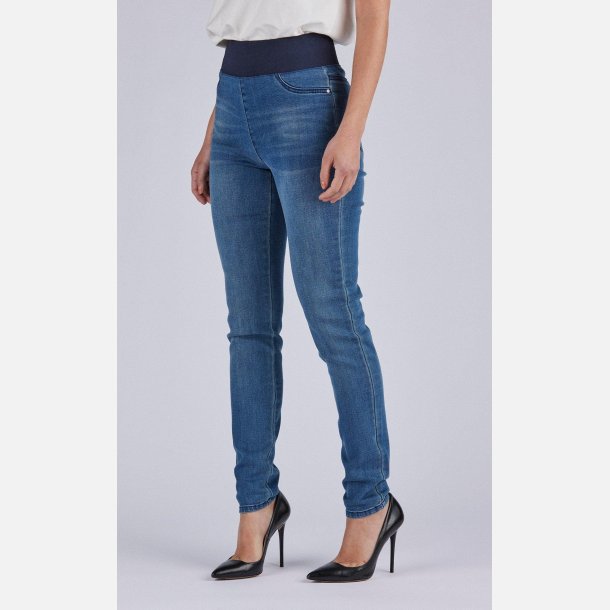 Freequent Shantal Bukser Blue Denim