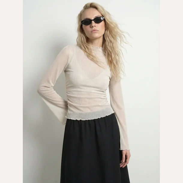 HYPEDROP Brit LA Gathered Mesh Top 