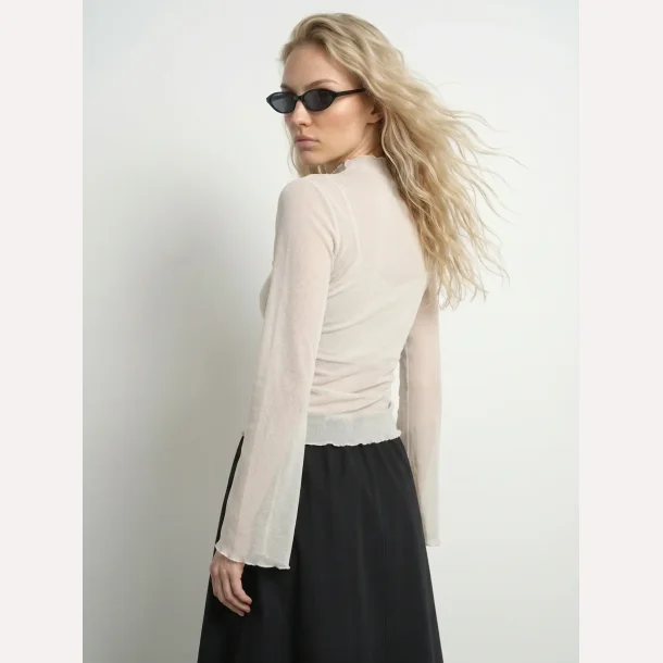 HYPEDROP Brit LA Gathered Mesh Top 