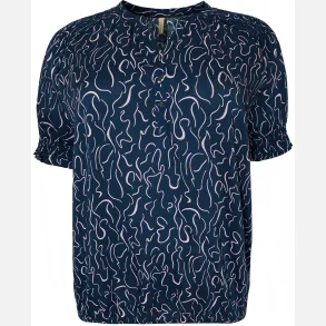 Cassiopeia Henriette Blouse Navy Combi