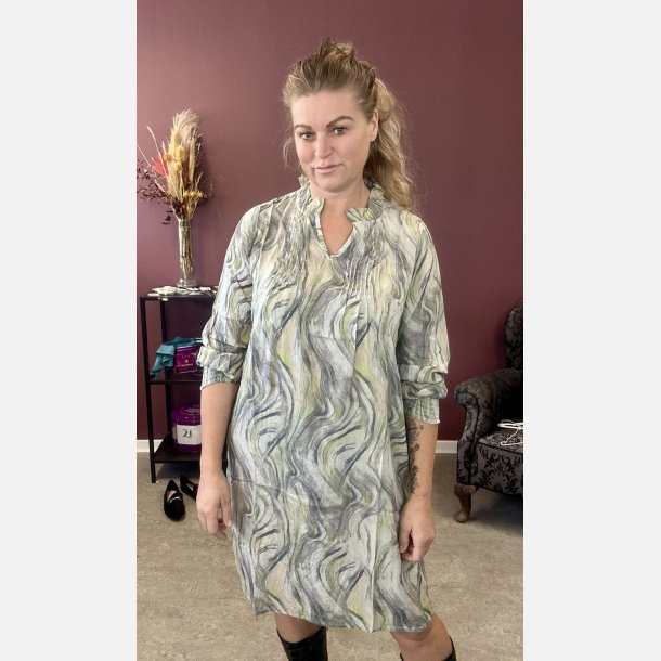 Vanting 9592 Mie kjole grn mnstret