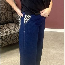 Noisy May Sure leo patch jeans