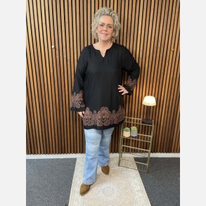 Cassiopeia Leonette Blouse Black Combi