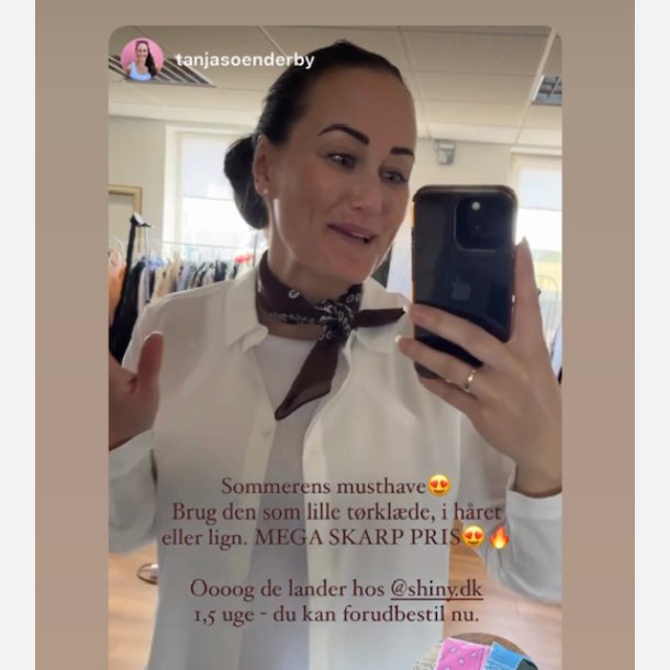  Everyday by Bella Ballou bandana hvid