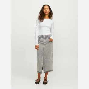 JJXX Freya LS Rib Tee White