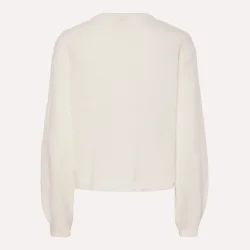 Pieces Ida LS O-Neck Knit Cardigan Cloud Dancer