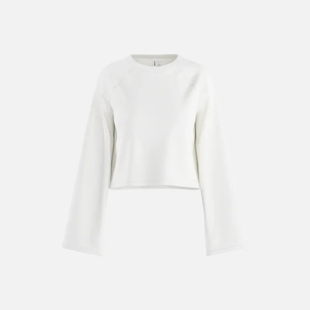 PREORDER HYPEDROP Ocelle Wide Sleeve Top White