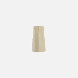 HYPEDROP Leah Satin Midi Skirt Yellow