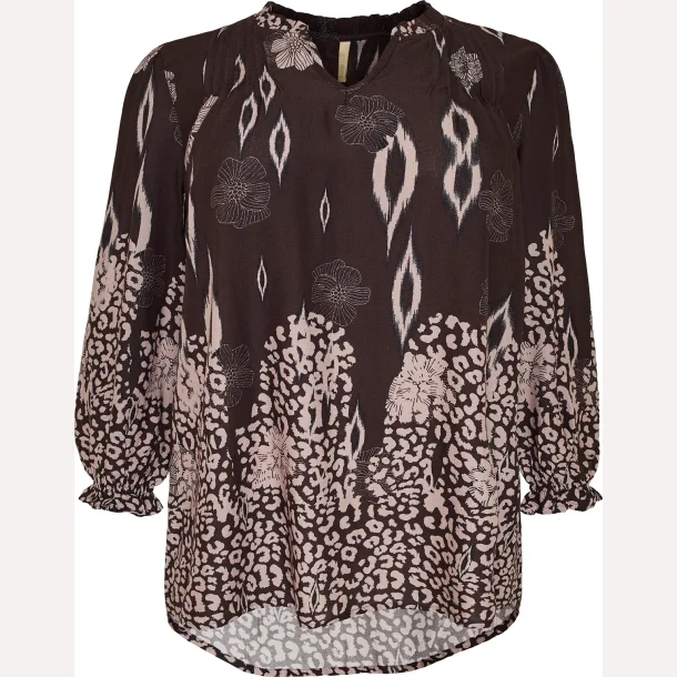 Cassiopeia Laurina Blouse Brown Combi