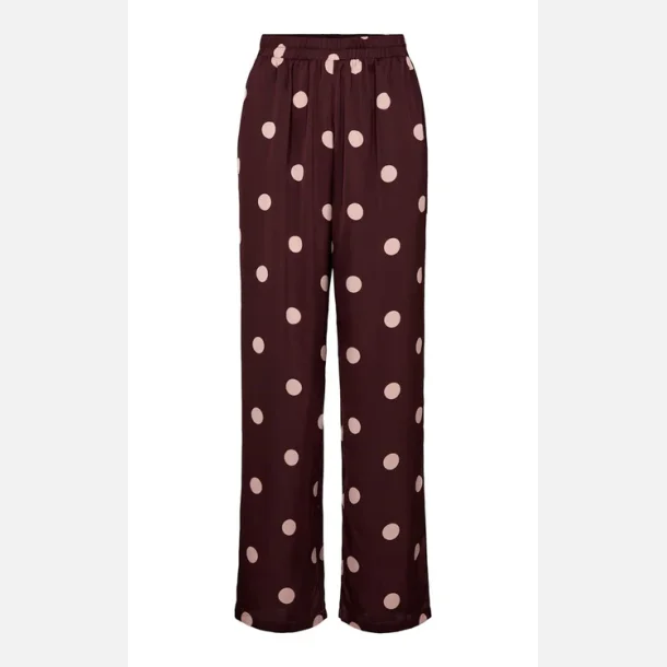 Liberte Essentiel Dotti Pants Plum Rose Big Dot