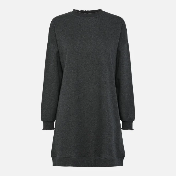 Pieces Patrice printed long sweat kjole 