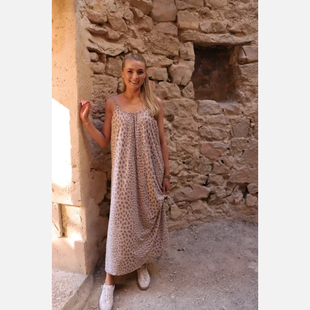 Liberte Essentiel Alma Long Strap Dress Desert Lux Leo