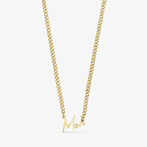 Wolff Jewelry MOR Signatur halsk�de guld eller s�lv