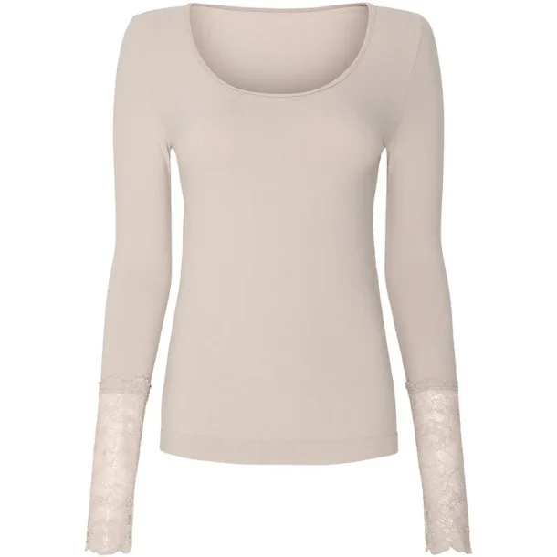 Tim &amp; Simonsen Mary Blouse Lace Bl� Eller Beige