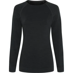 Tim og Simonsen Merino uld bluse sort eller oliven