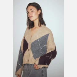 Noella Laiana Knit Cardigan Sand Melange