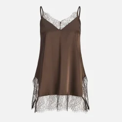 JJXX Vima Singlet Satin Lace Long Top 