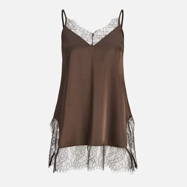 JJXX Vima Singlet Satin Lace Long Top 