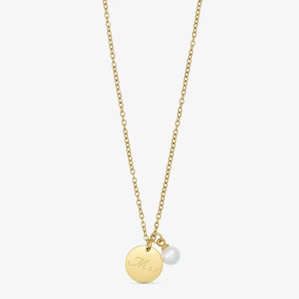 Wolff Jewelry Perle Perle Halskde Mor 