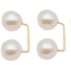 Wolff Jewelry Pin BENDED WHITE PEARL