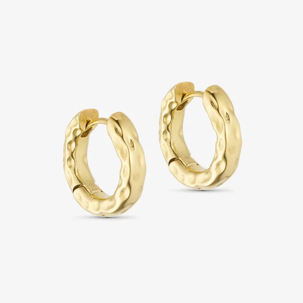 Wolff Jewelry Rusty Mini Hoops Guld/S�lv