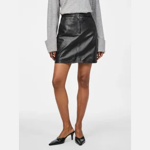 YAS Lyma l�der skirt