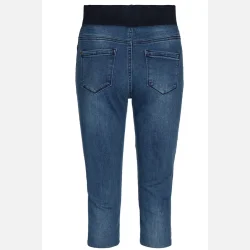 Freequent Shantal Capri Denim Medium Blue Denim